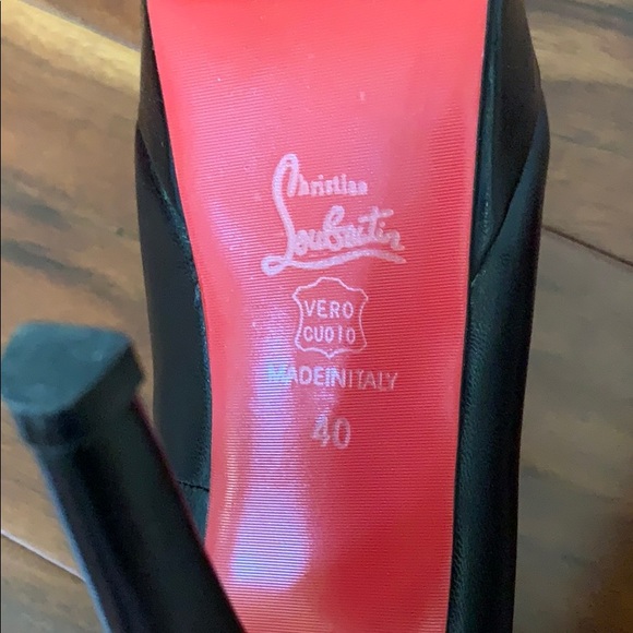 Black Christian Louboutin Heels - Picture 9 of 10